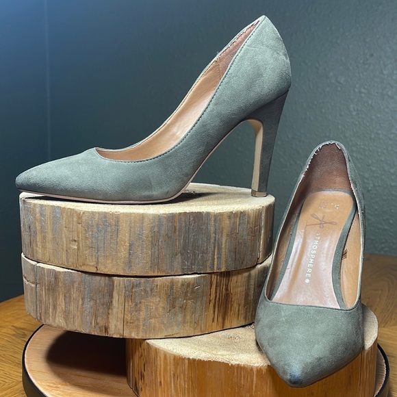 Atmosphere Shoes - ATMOSPHERE Faux Suede Heels